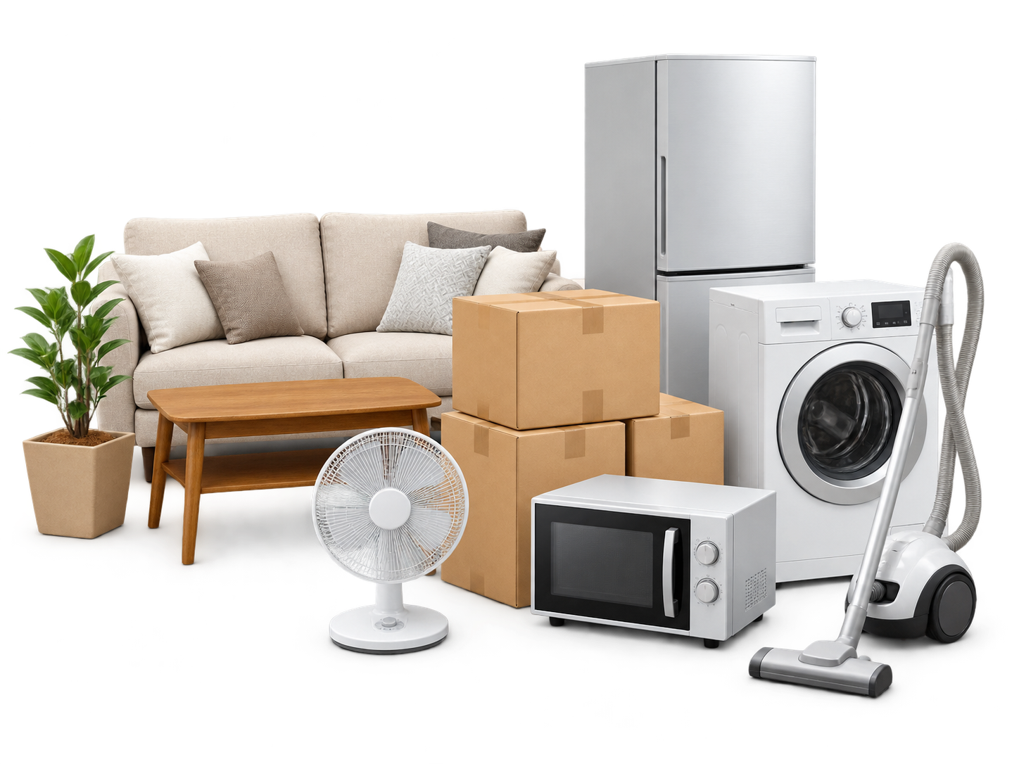 家具・家電など大量の不用品