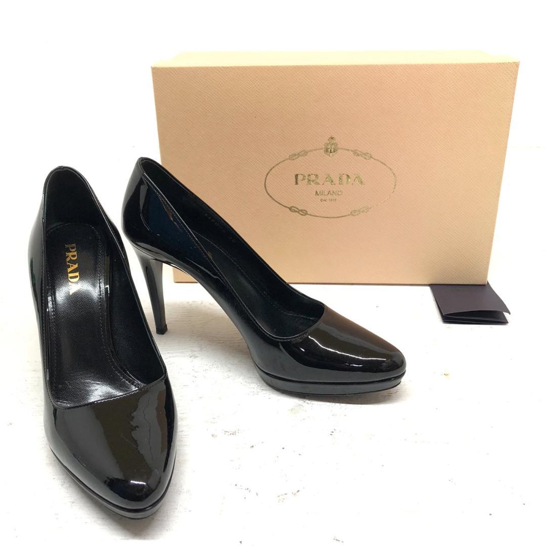 PRADA ヒールパンプス ブラック【買取実績】