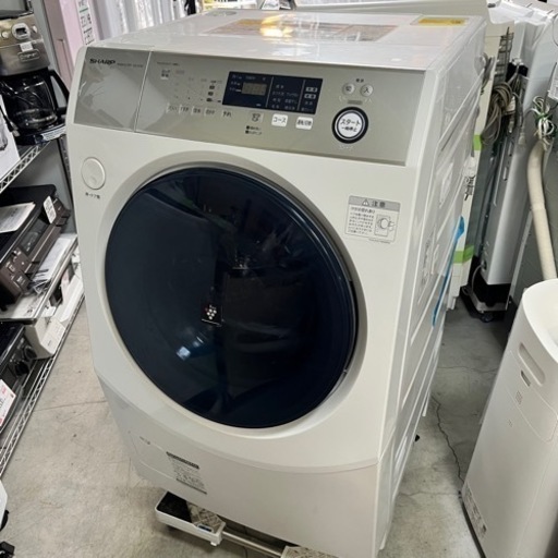 SHARP中古洗濯機ES-H10D-WR｜m24-0113