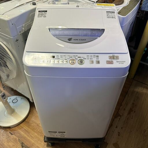 SHARP 全自動洗濯機 ES-TG55L-A