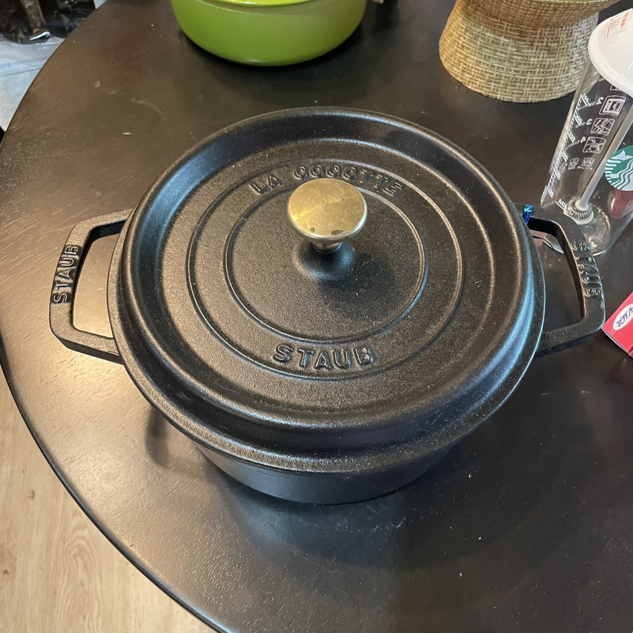 STAUB ストウブ ピコ・ココット ラウンド 22cm ブラック