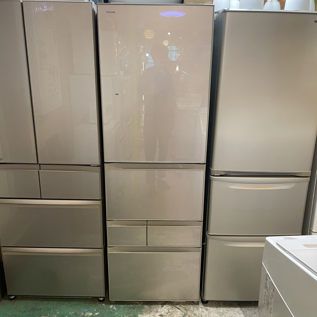 TOSHIBA 東芝 冷蔵庫 411L 5ドア GR-R41GXV(EC) 2020年製