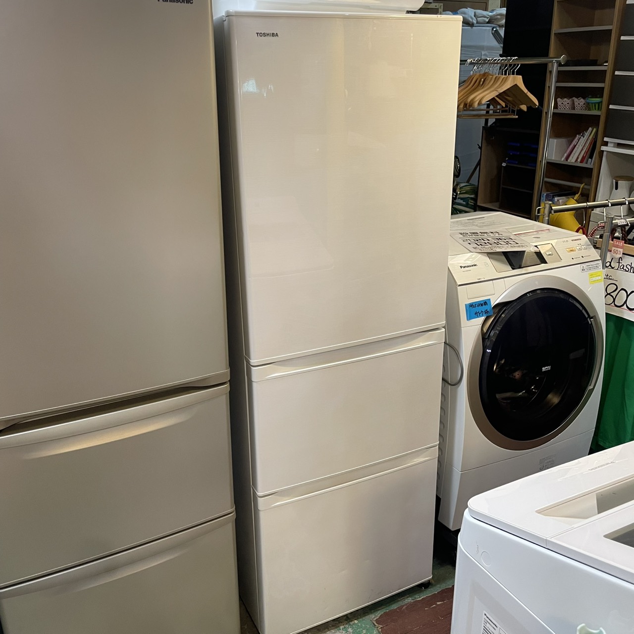 TOSHIBA 東芝 冷蔵庫 363L 3ドア GR-R36S(WT) 2020年製